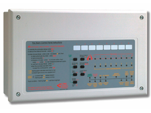 Image of a Fire ALarm Control Panel - Home Guard 4 Alarms